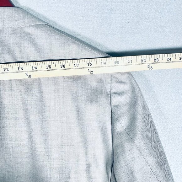 Suitsupply x Vitale Barberis Suit Mens 46R Gray Wool 2 Piece Blazer Pants 38x30 - Picture 11 of 16